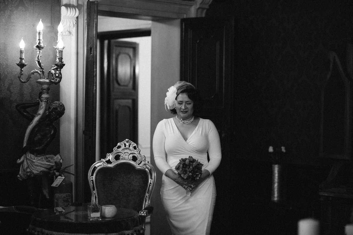 Destination Wedding photographer Venice. Bride in Palazzo Paruta