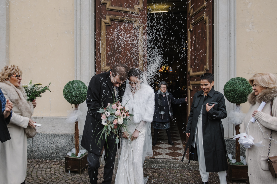 confetti style in a wedding in Italy 