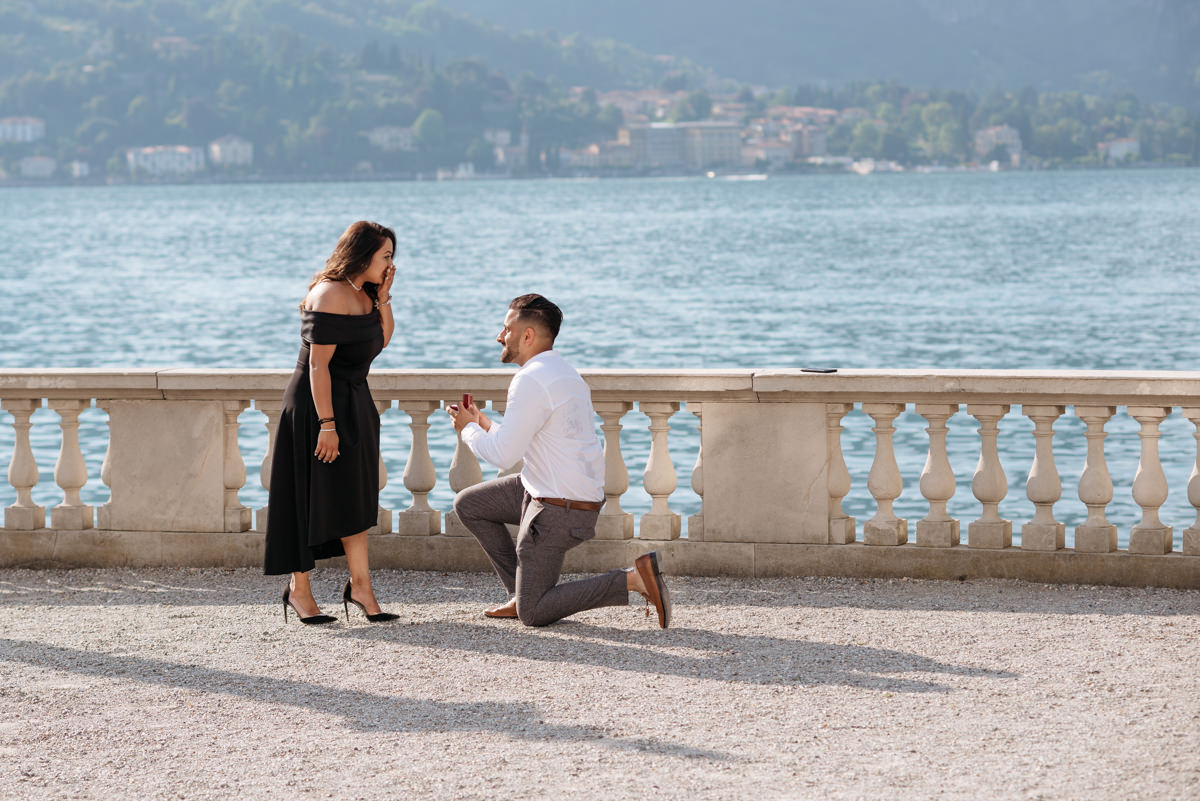 Where to propose in Italy in Bellagio Lake Como