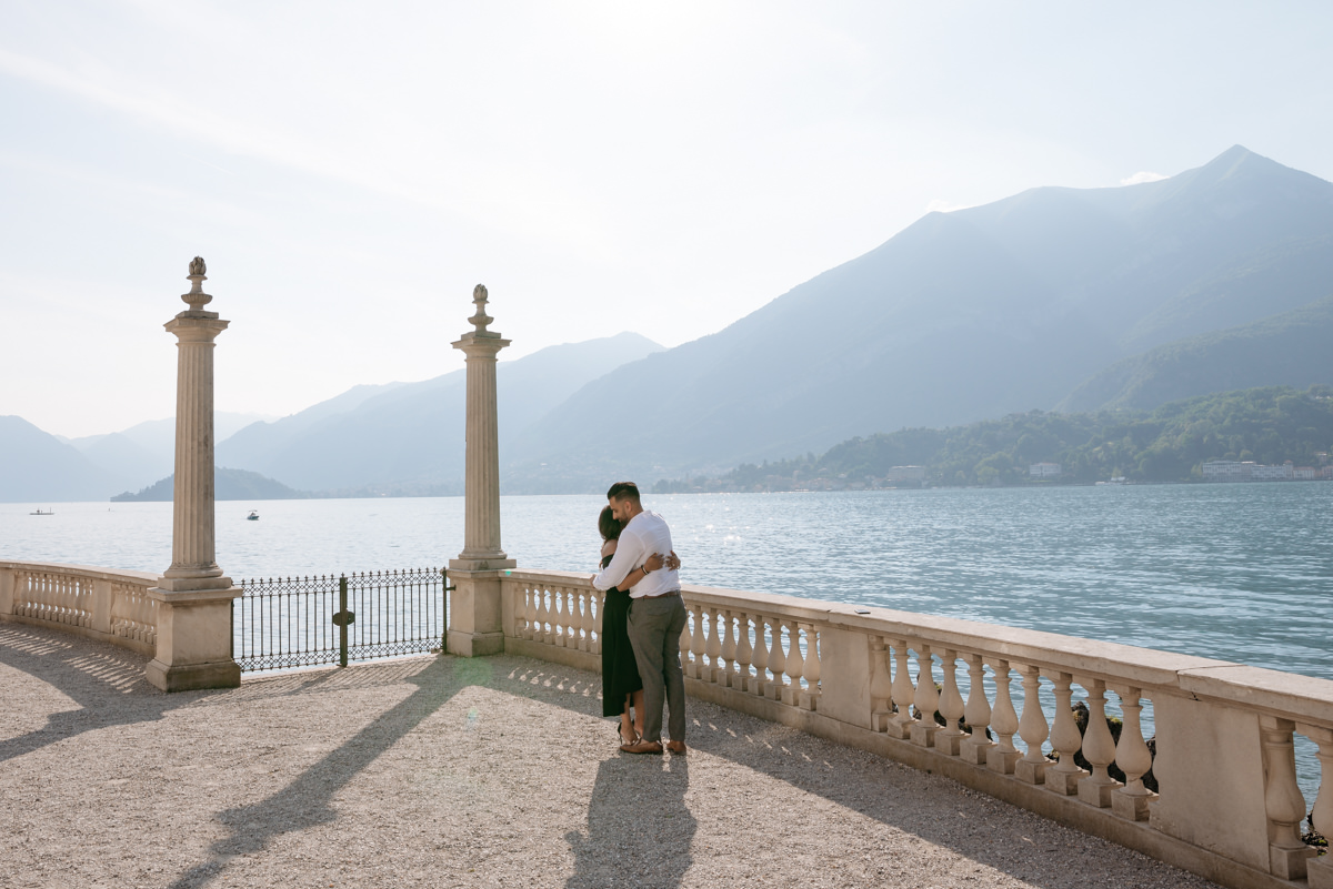 romantic places where to propose in italy on Lake Como 