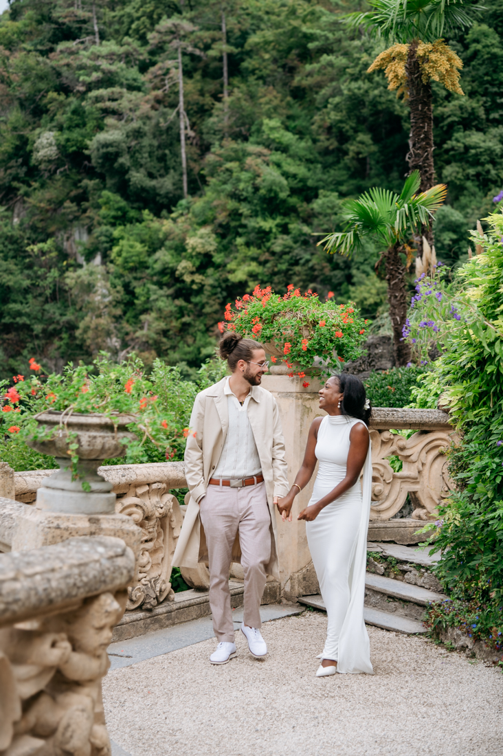 Dreamy surprise proposal Balbianello