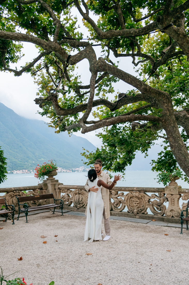Dreamy surprise proposal Balbianello