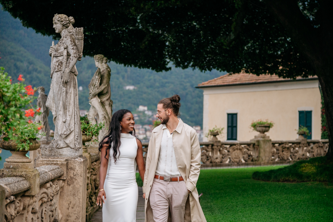 Dreamy surprise proposal Balbianello