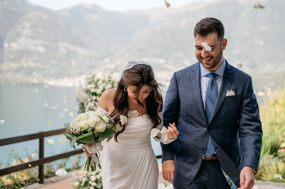eloping in Lake Como 