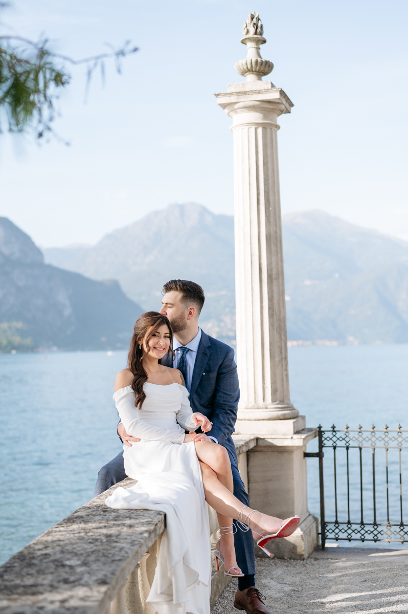 eloping in Lake Como Bellagio