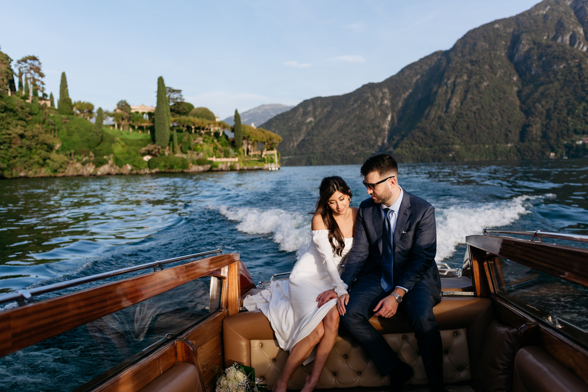 eloping in Lake Como 