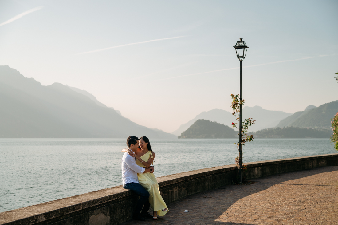 Couple photoshoot in Menaggio