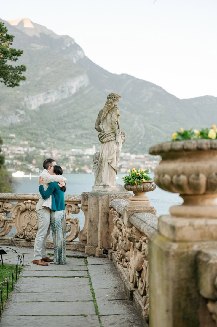 Luxury proposal Shoot at villa del Balbianello