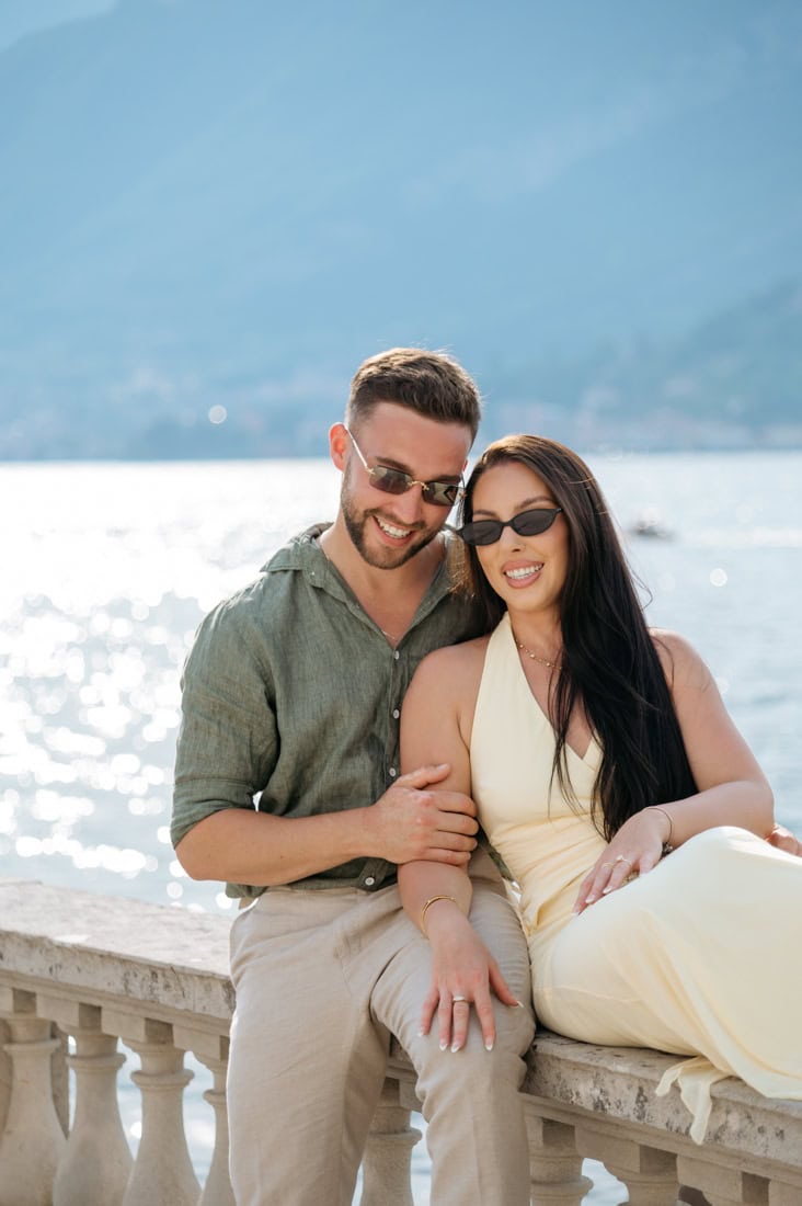 Luxury proposal on Lake Como